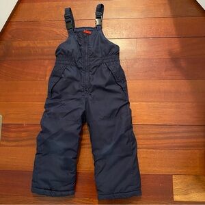 OshKosh B'gosh Dark Blue Navy Kids Snow Bib Ski Pants